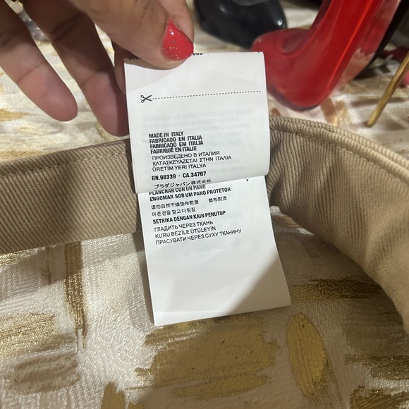 Miu Miu Beige Drill Visor - NWOT! - Picture 9 of 10